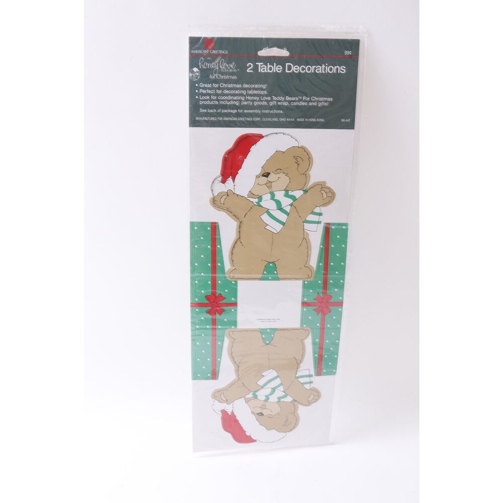 Vintage Christmas, Honey Love Teddy Bears, Table Decorations, American Greetings